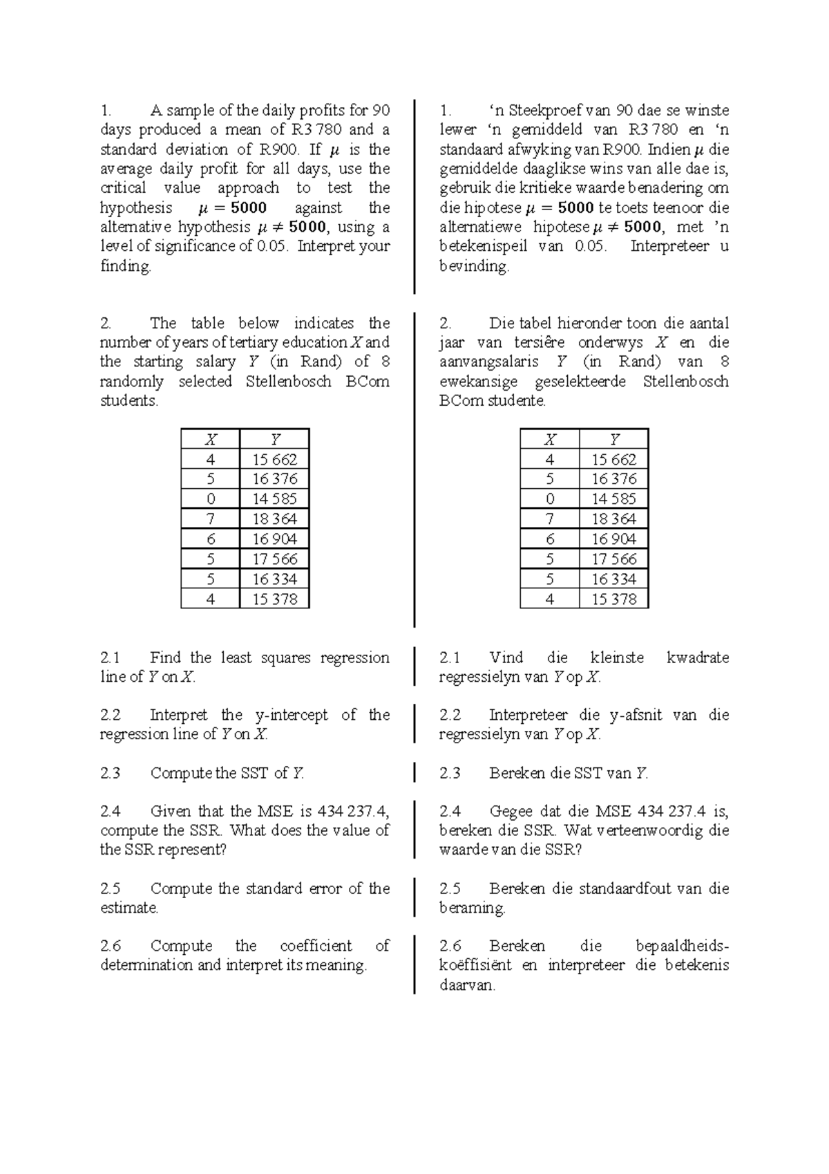 A2S2 Revision Questions A Sample Of The Daily Profits For 90 Days a2s2-revision-questions-a-sample-of-the-daily-profits-for-90-days