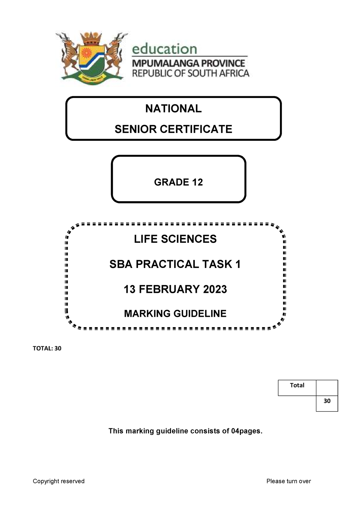 sba assignment grade 10 life sciences