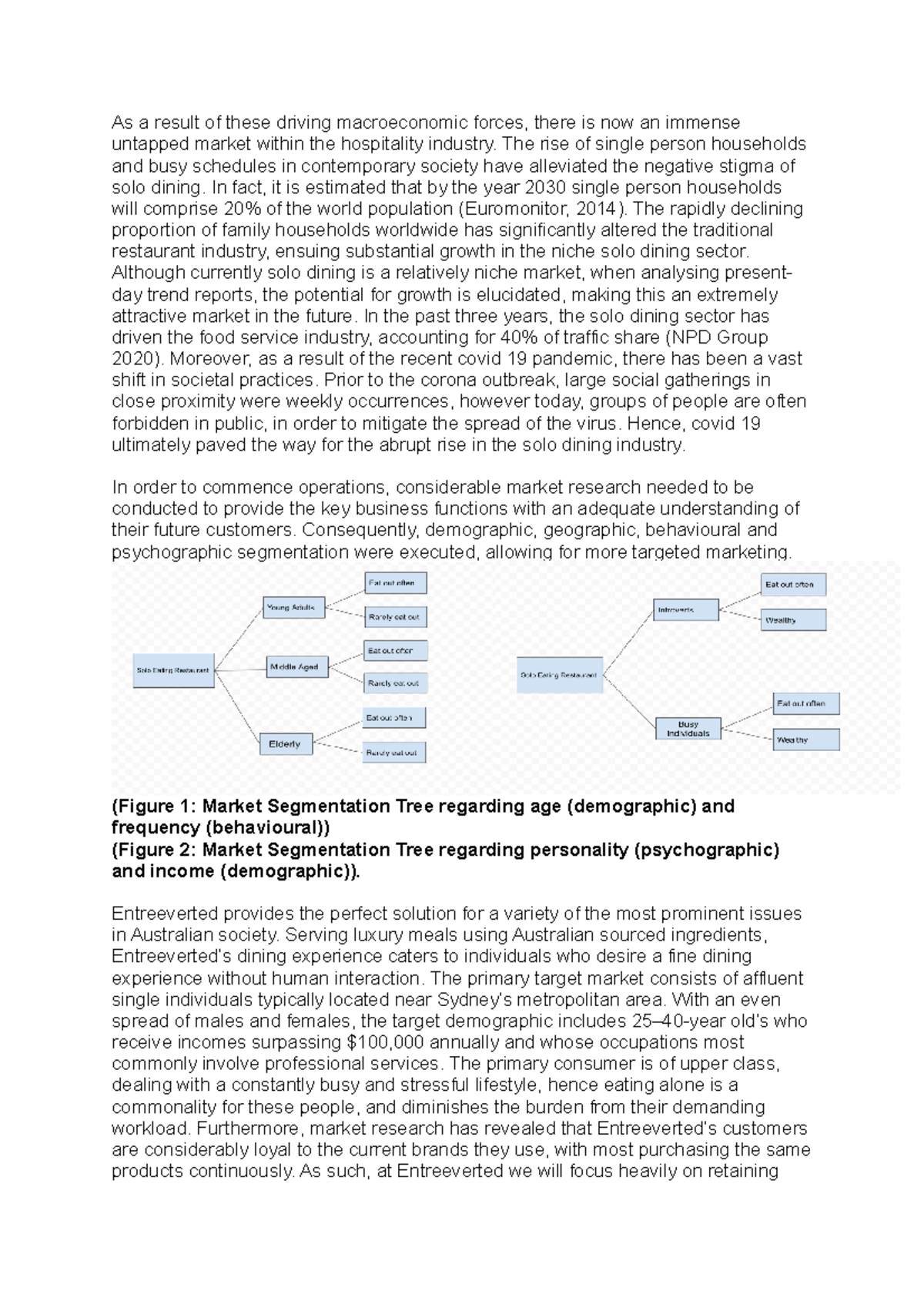 marketing segmentation essay