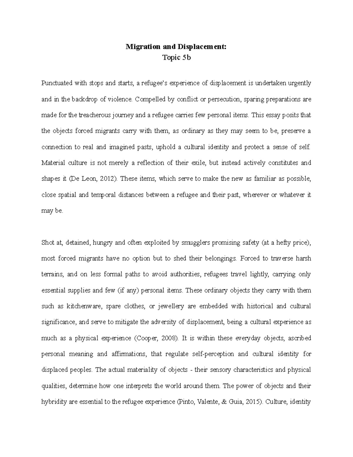 migration disadvantages essay