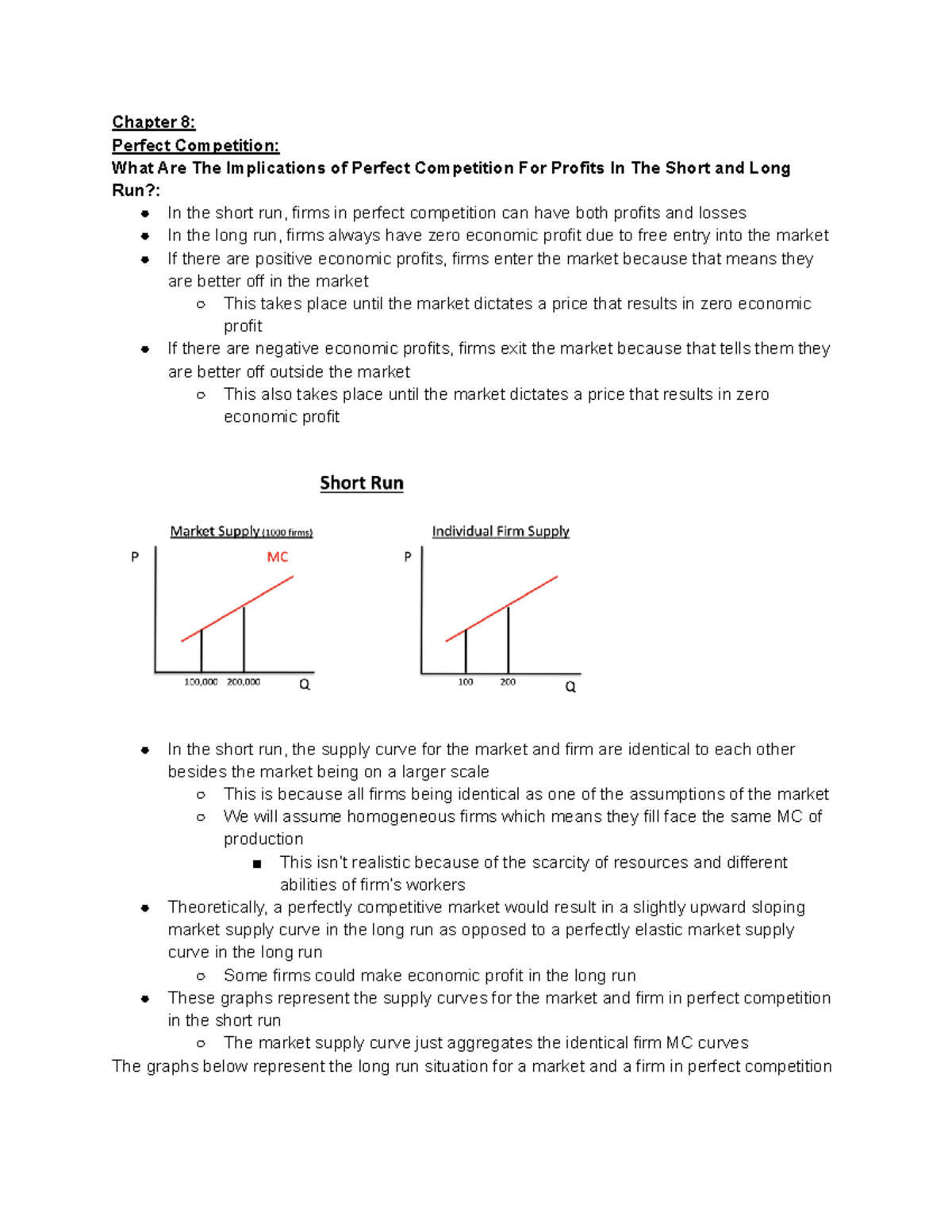 Principles of Microeconomics Unit 8 Notes Part 3 - Chapter 8: Perfect ...