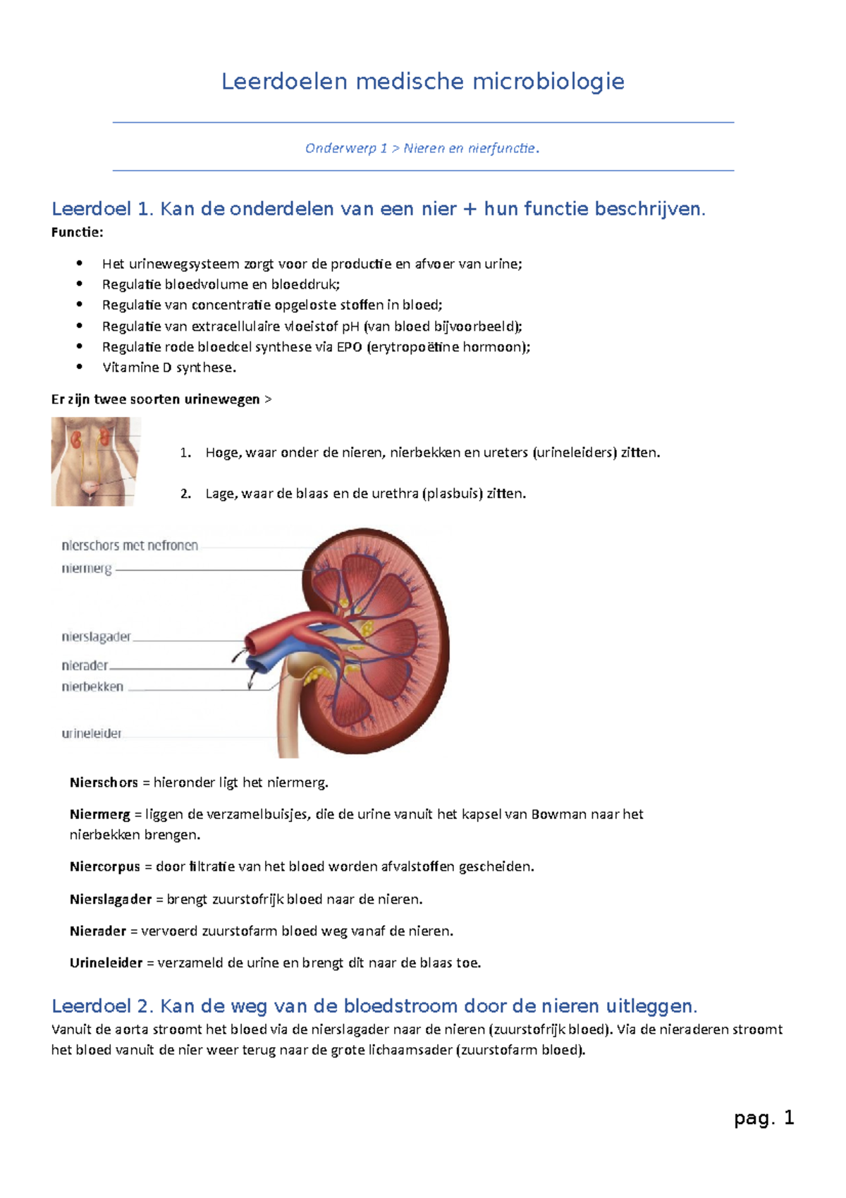 Leerdoelen Medische Microbiologie - Leerdoelen Medische Microbiologie ...