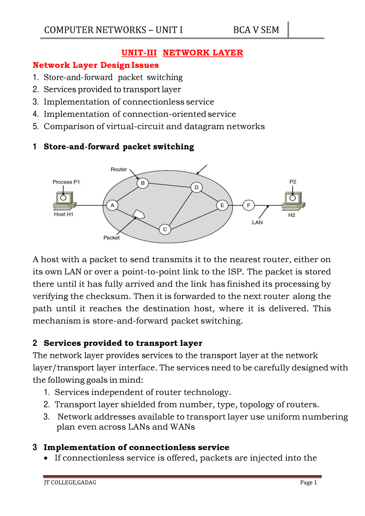 unit-1-network-layer-unit-iii-network-layer-network-layer-design