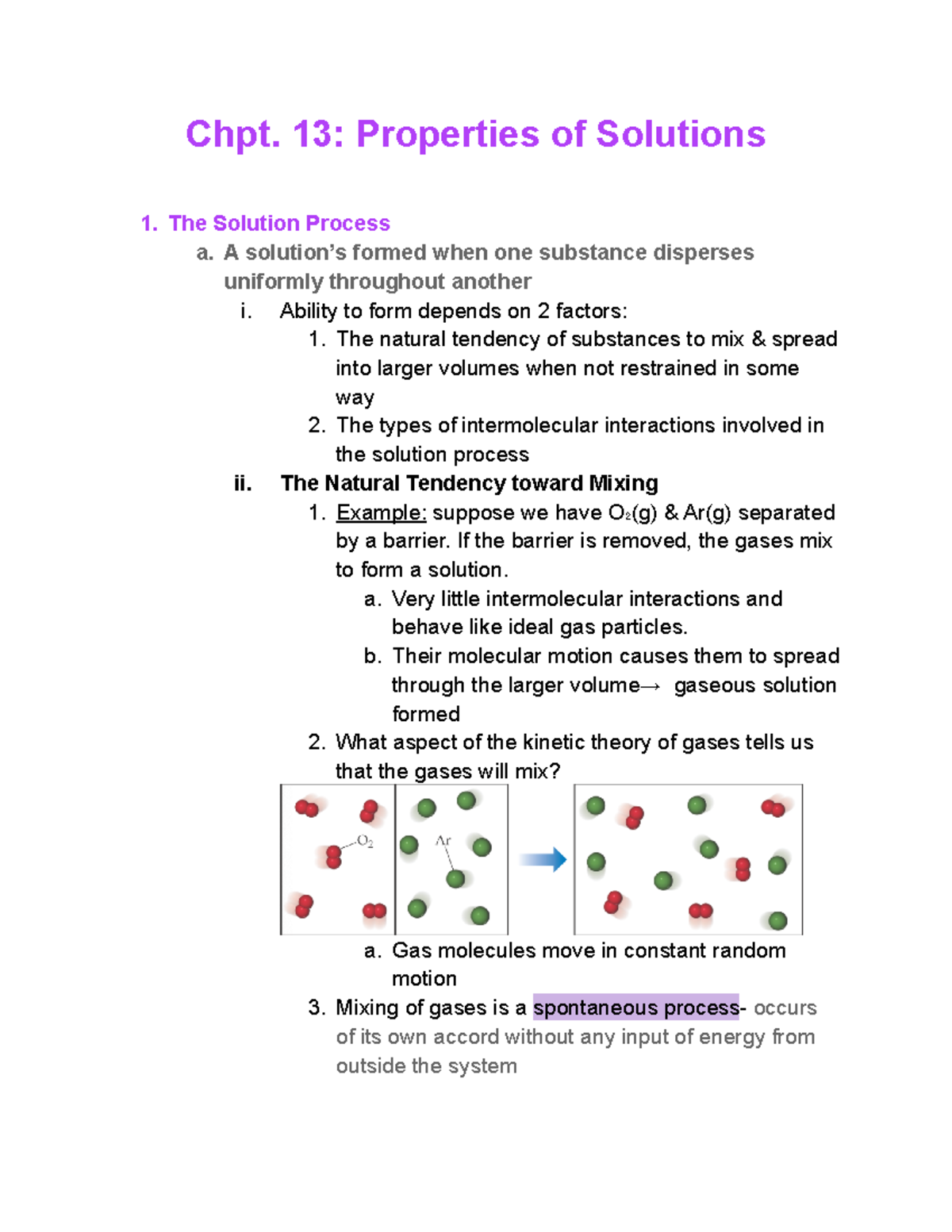 CHM 142 Chpt. 13 Notes-3 - Chpt. 13: Properties Of Solutions 1. The ...