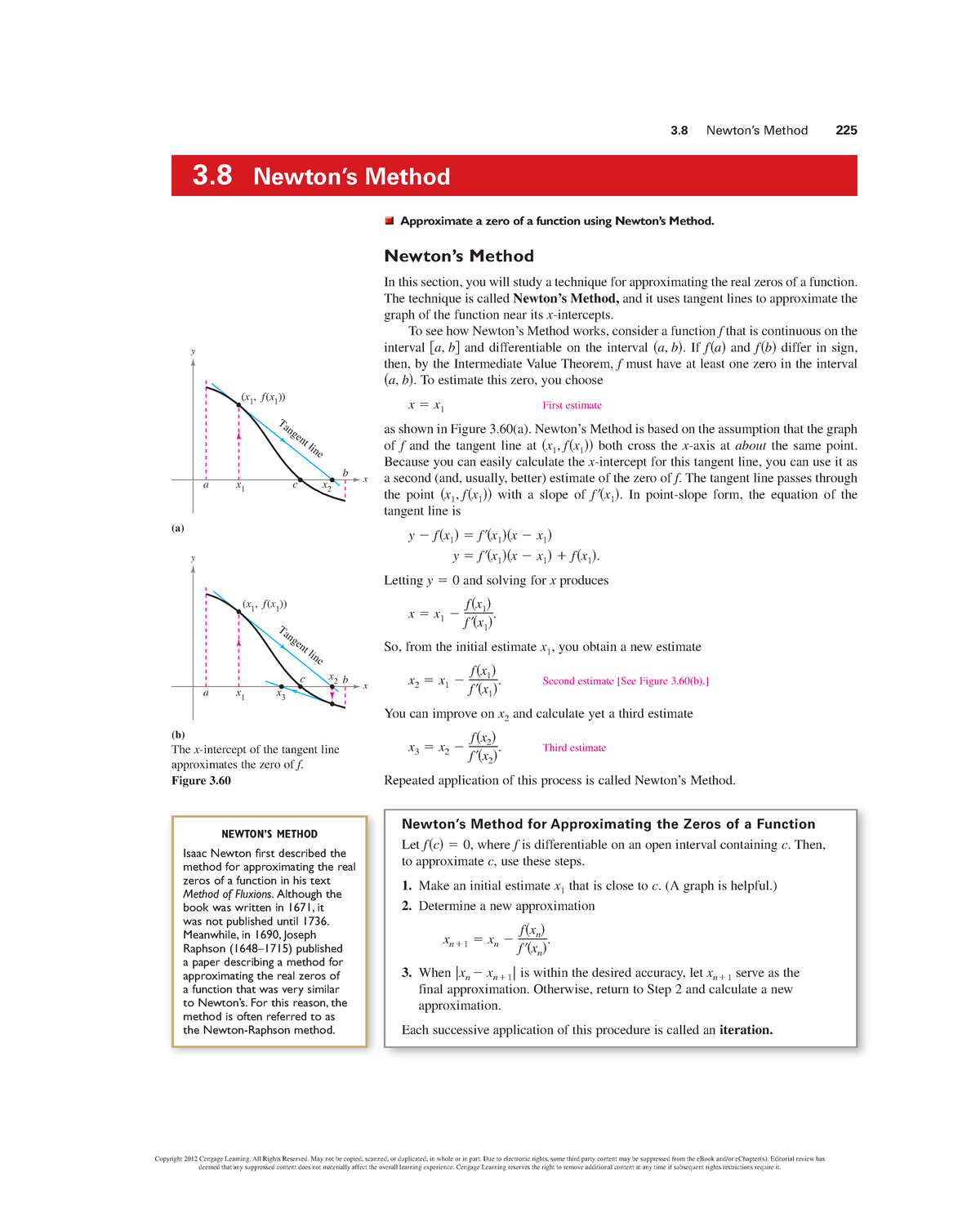 Newtons Method-notes And Questions - 3 Newton’s Method 225 3 Newton’s ...