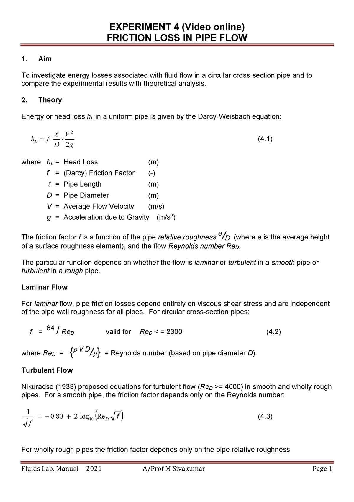 engg252-fluids-online-lab-manual-2021-exp-4-pipe-flow-engineering