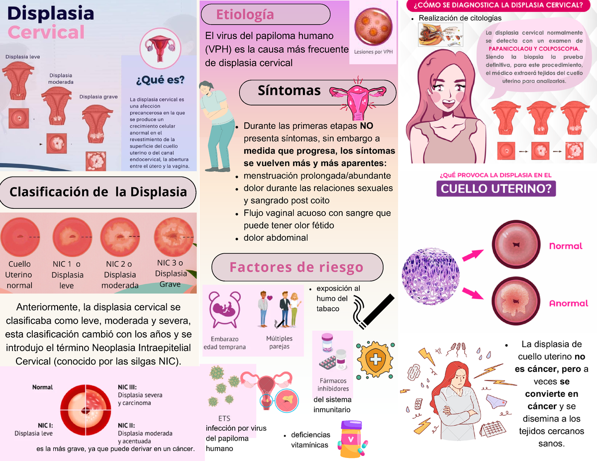 Triptico DE Displasia Cervical - Del Sistema Inmunitario La Displasia ...