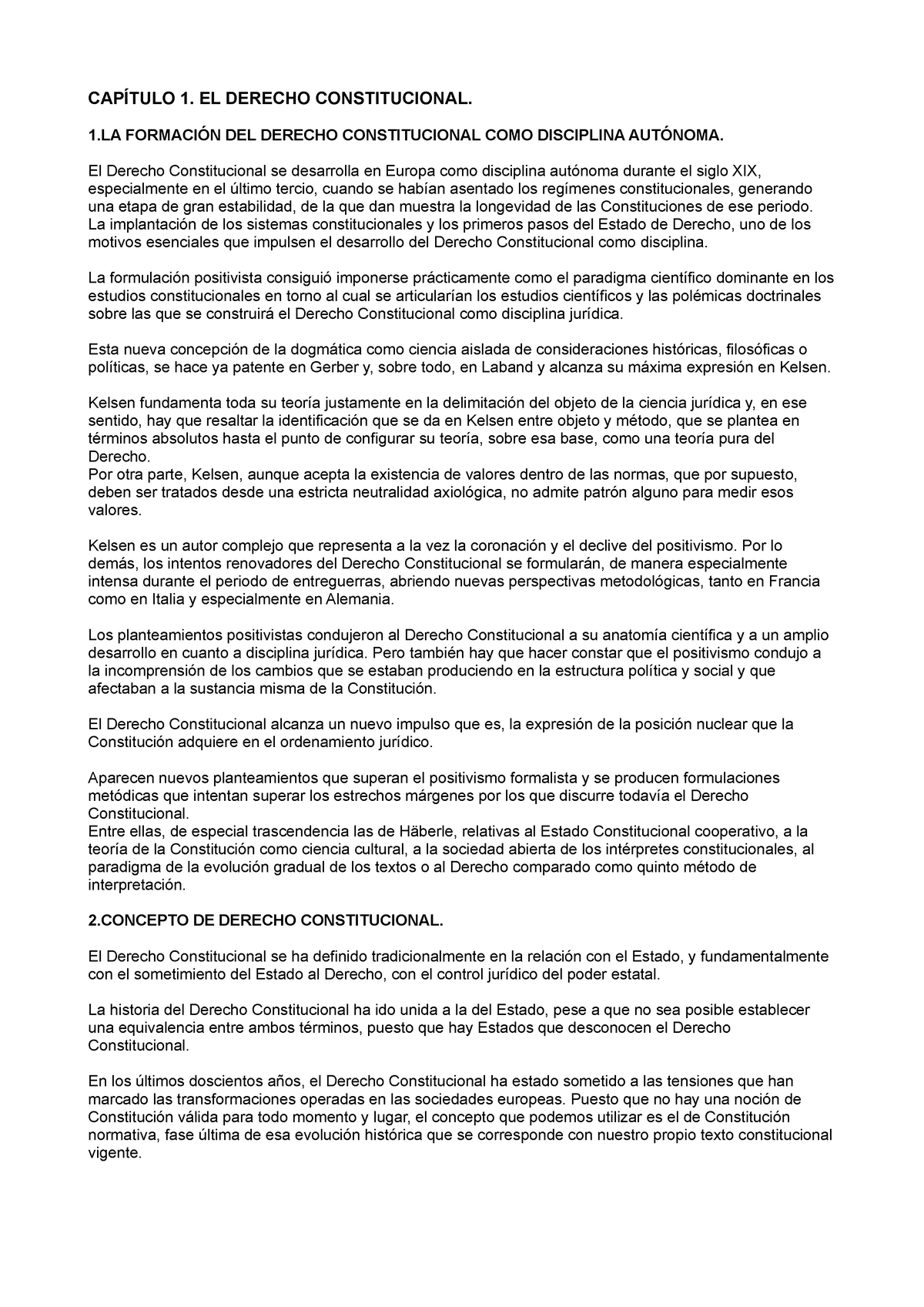 Cap 1 Constitucional - Apuntes 1 - CAPÍTULO 1. EL DERECHO ...