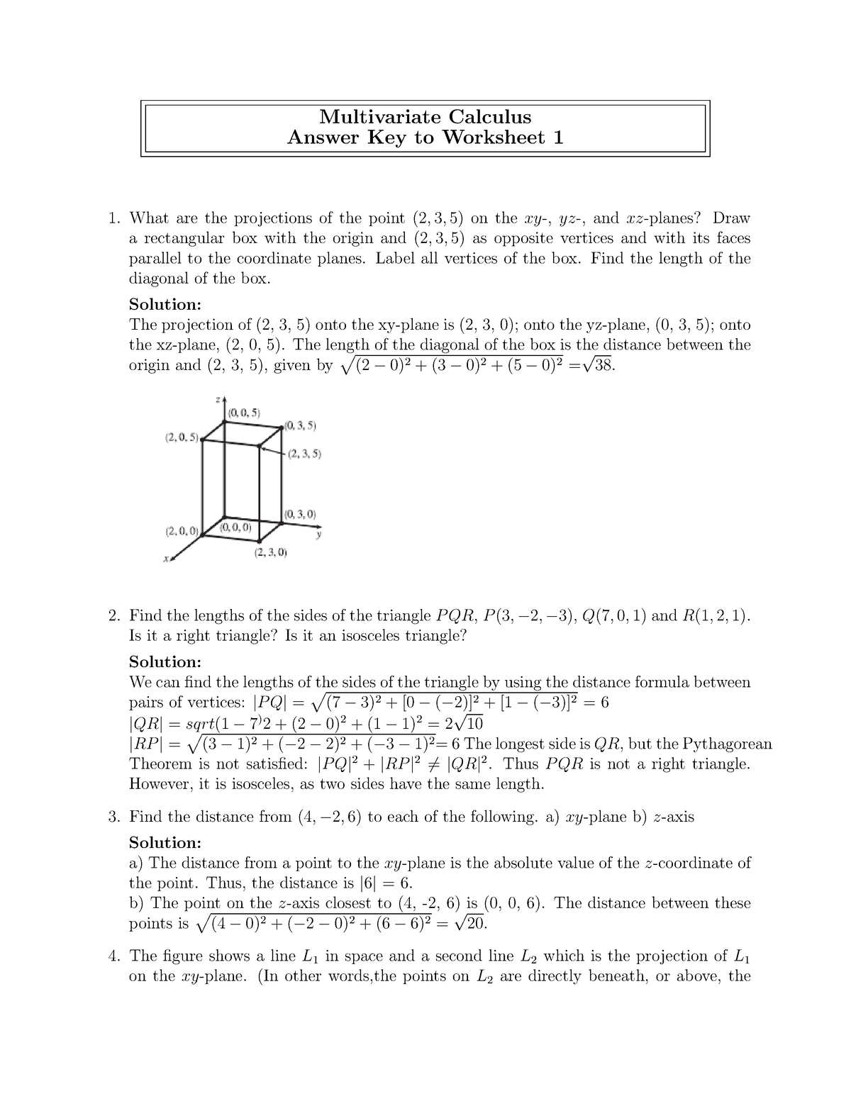 answer-keyto-worksheet-multivariate-calculus-answer-key-to-worksheet