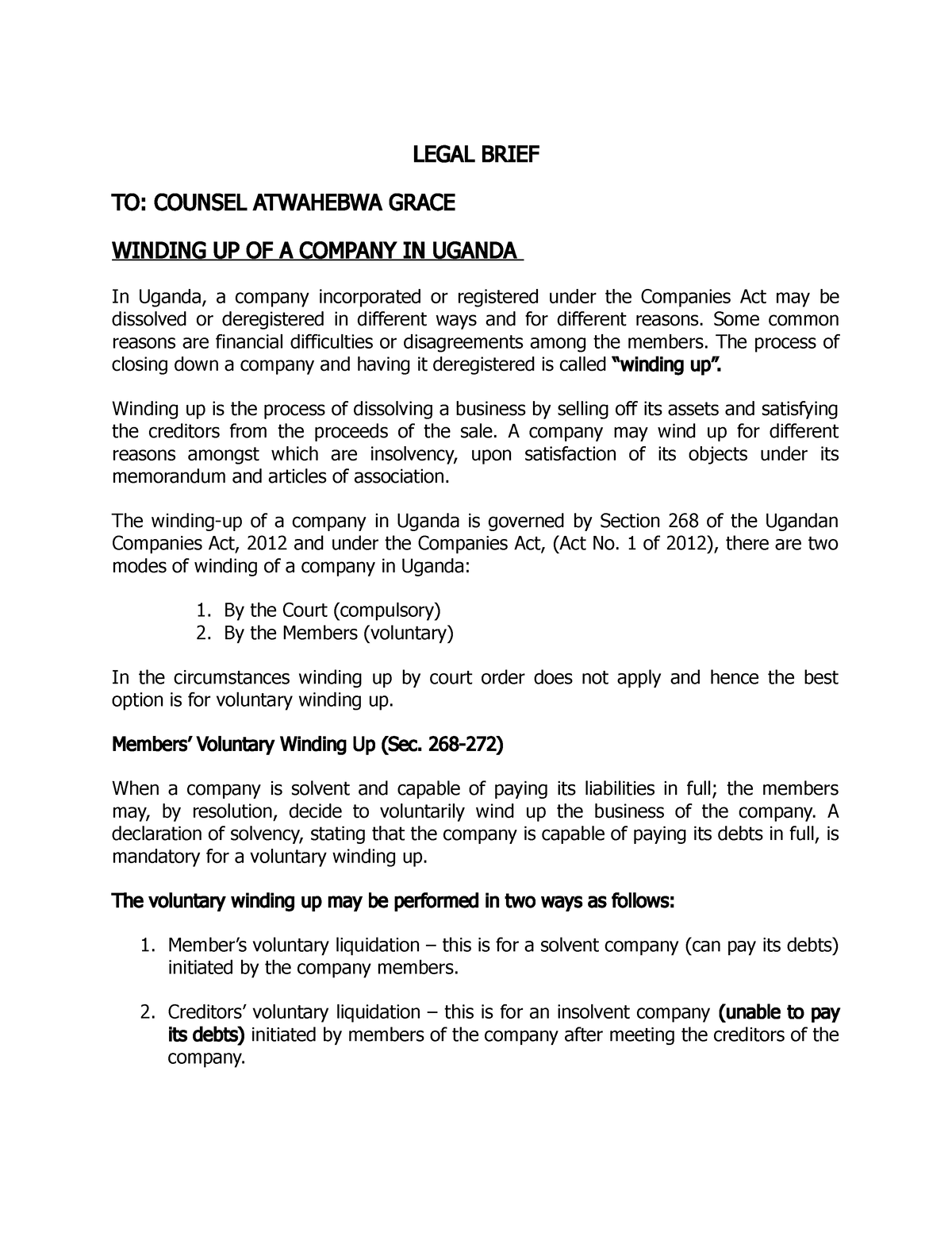 legal-brief-voluntary-winding-up-of-a-company-in-uganda-legal-brief