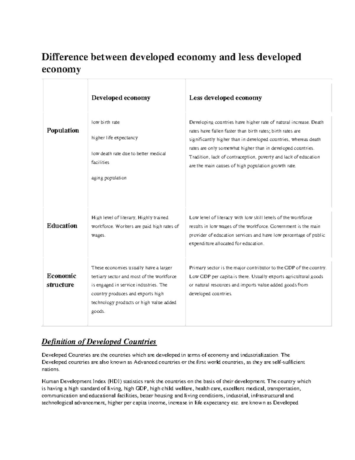 difference-between-developed-and-developing-economies-difference