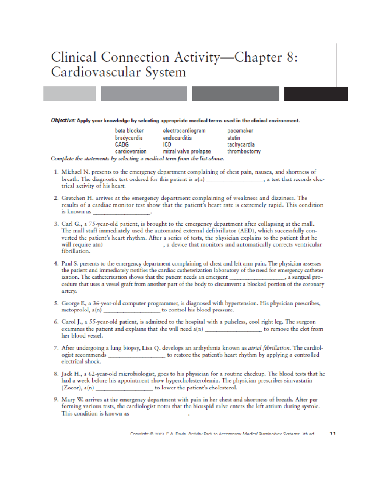 Chp8Clinical Connection - BIOL 302 - Studocu