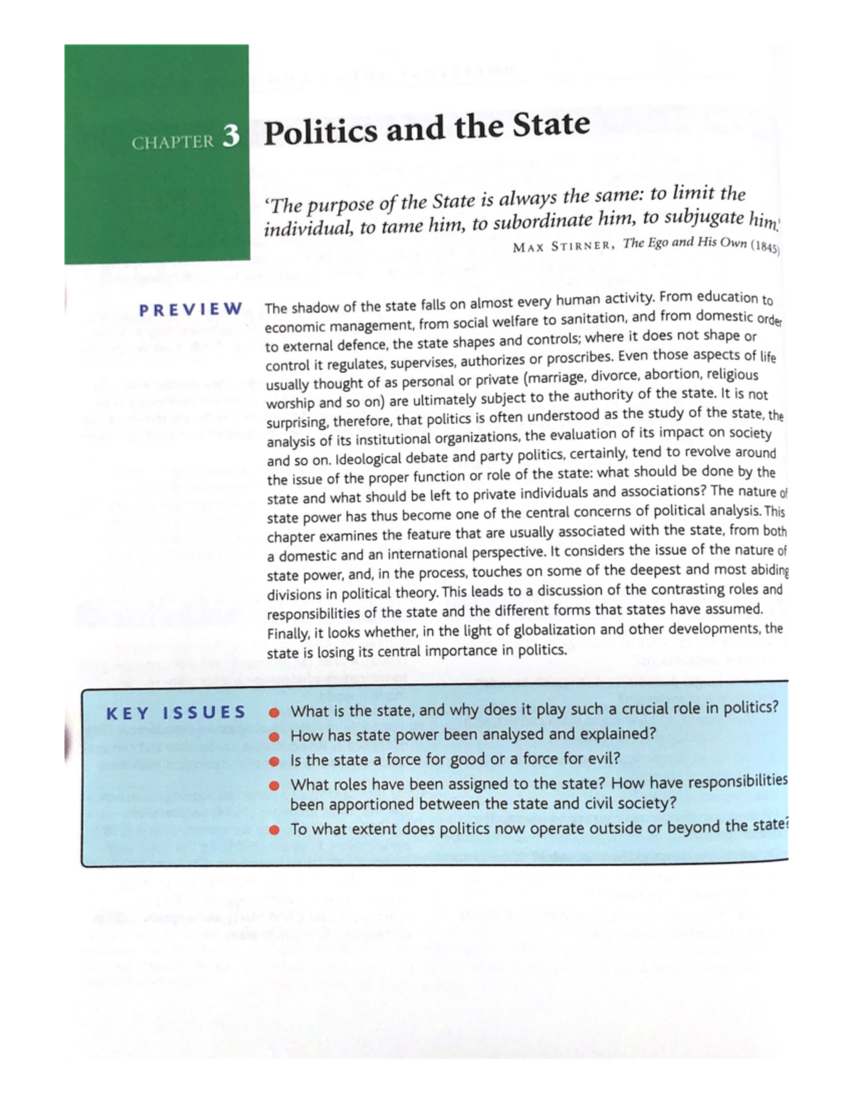 Chapter 3 Politics And The State Notes 2 - POL1004F - Studocu