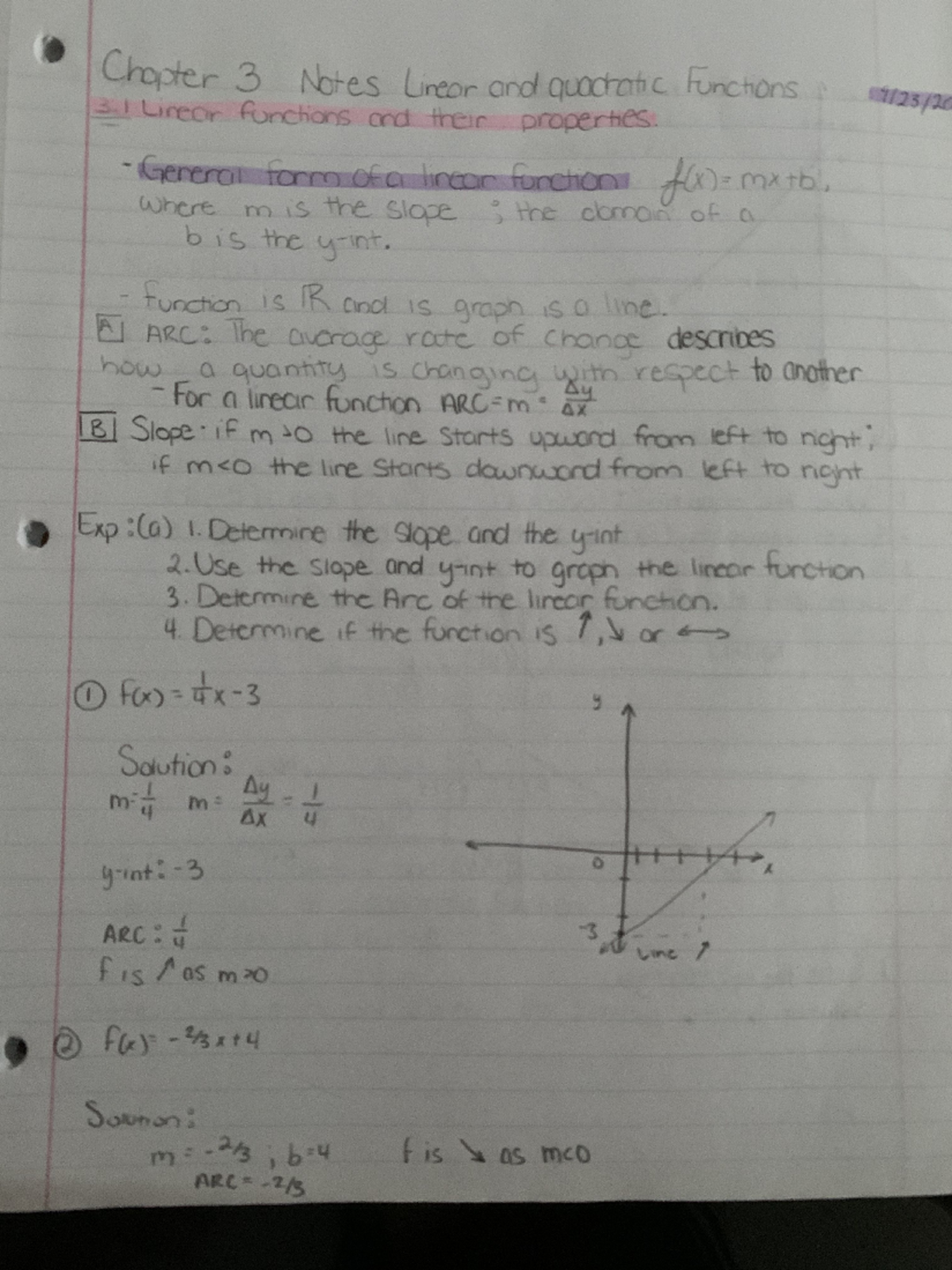 Chapter 3 Notes Section 3.1 - MATH 1200 - Studocu