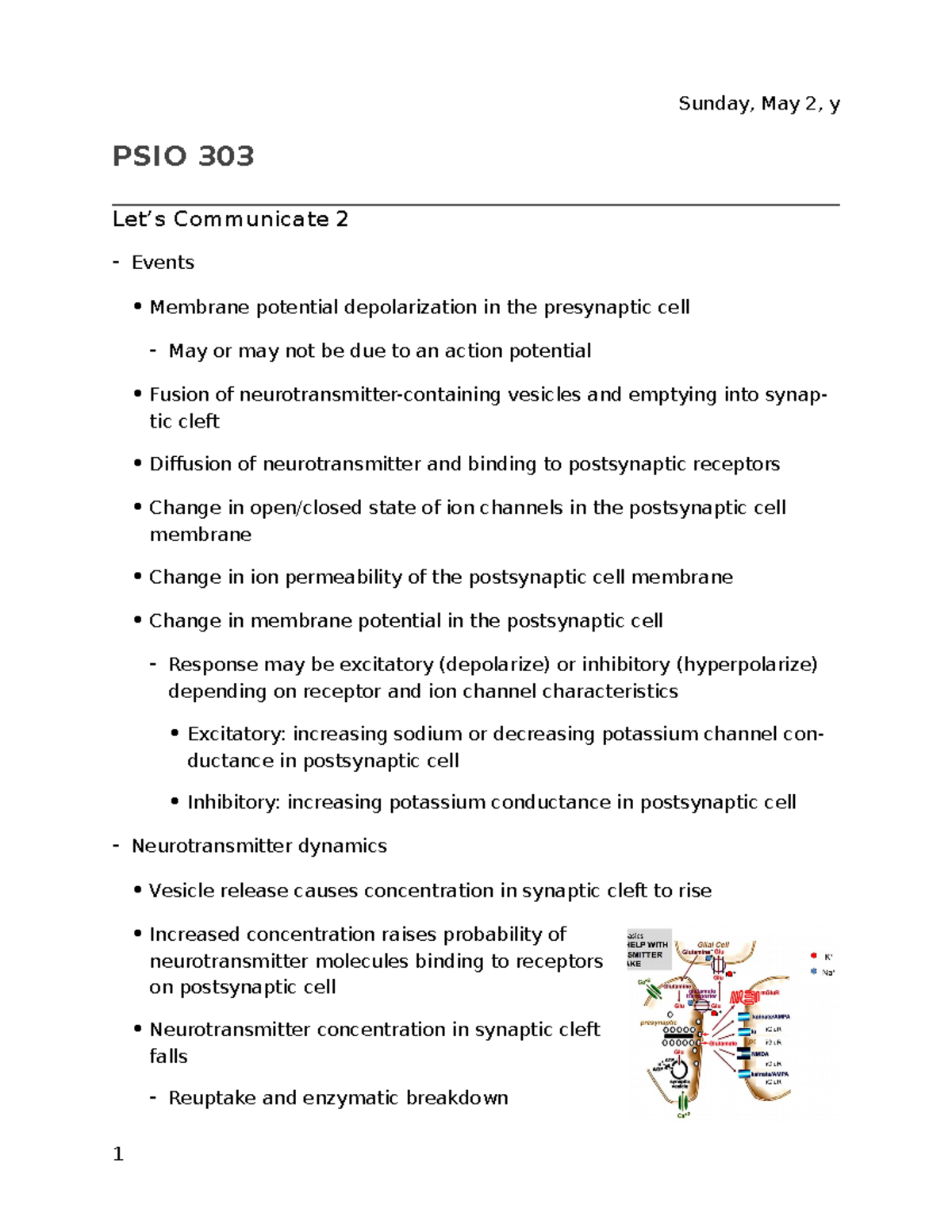 Lecture 12 - Let's Communicate 2 - Wednesday, August 28, Y PSIO 303 ...