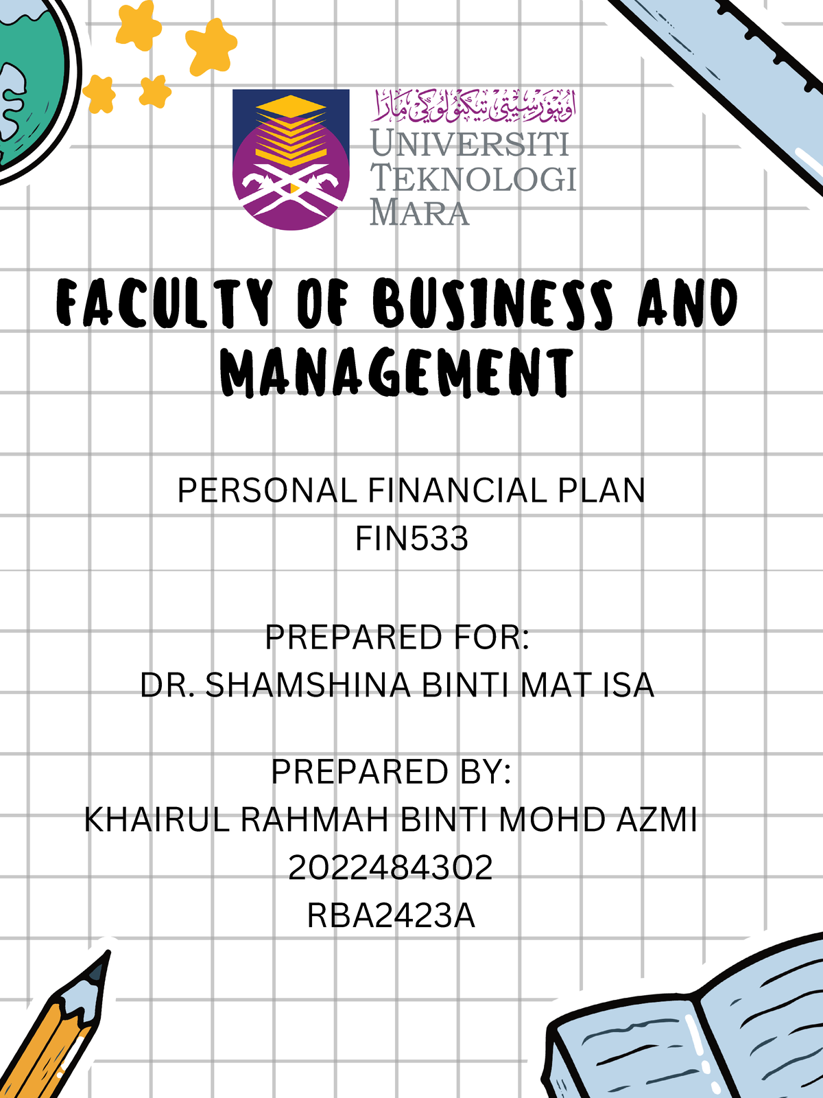 individual assignment fin533