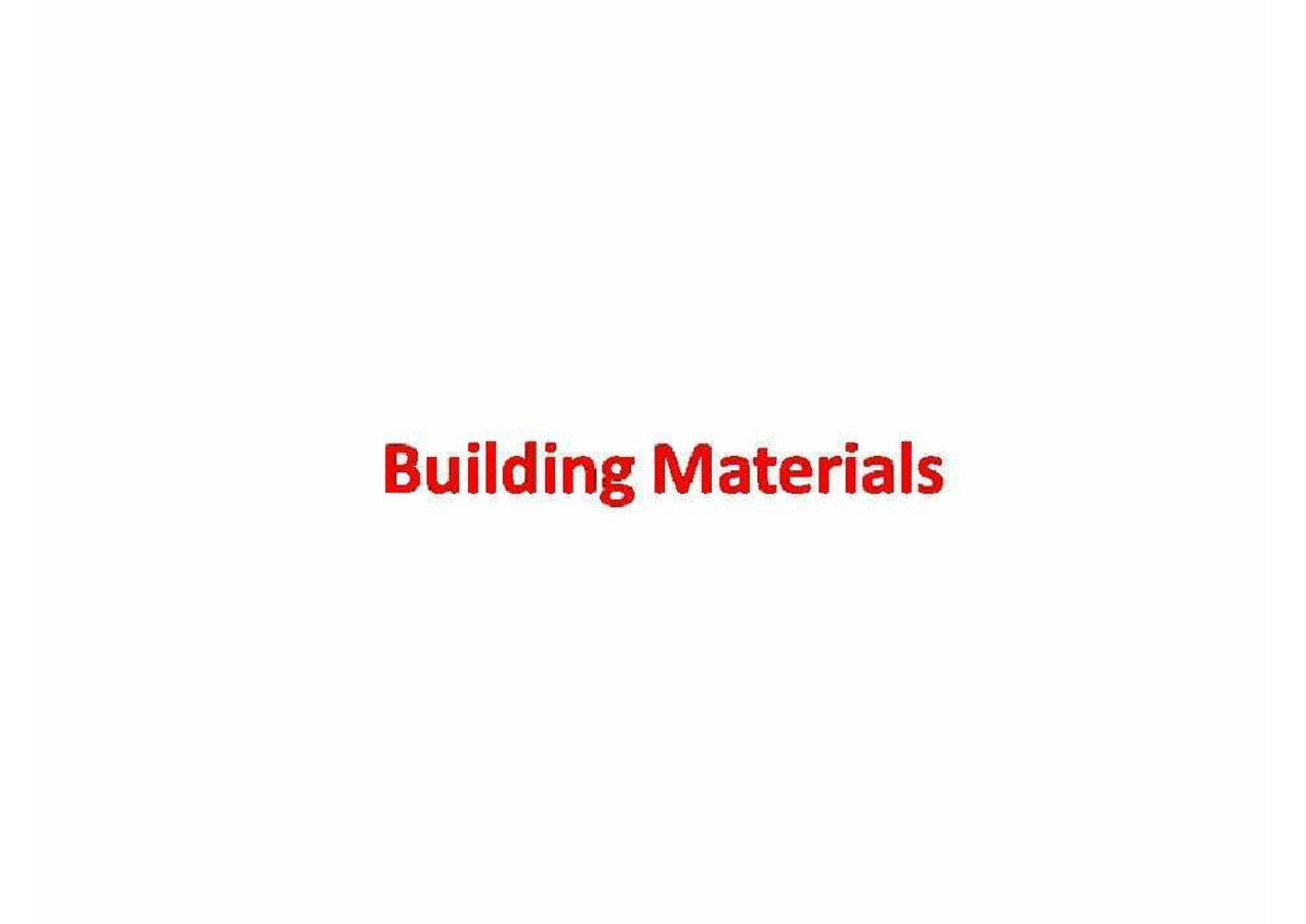 Building Materials TEST Cloud Computing Studocu