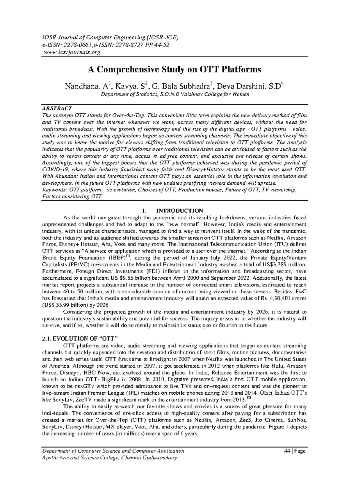 9, 44-52 - This all are my study materials - IOSR Journal of Computer ...