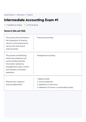 Intermediate Accounting Chapter 1 Flashcards - Intermediate Accounting ...