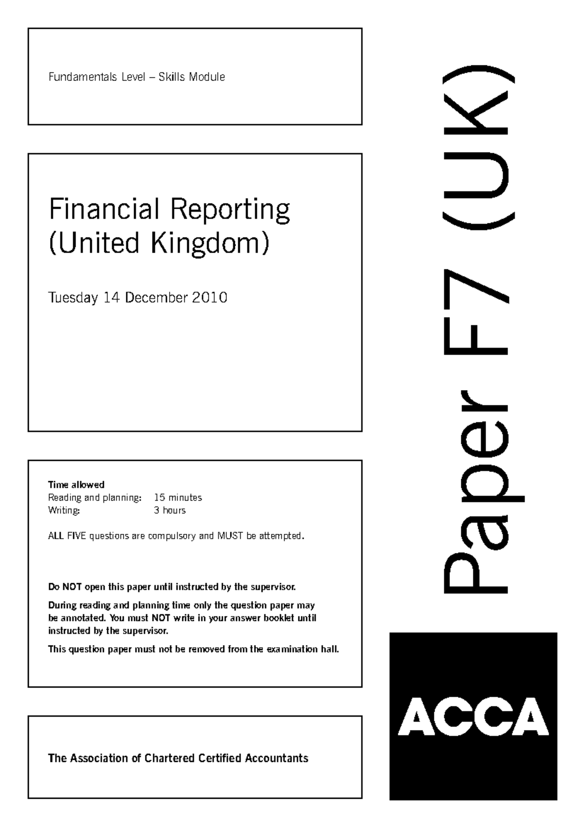 1995 INITIATIVE FINAL WITH ACCA QI STANDARD 2010 UPDATE PDF visual data 7