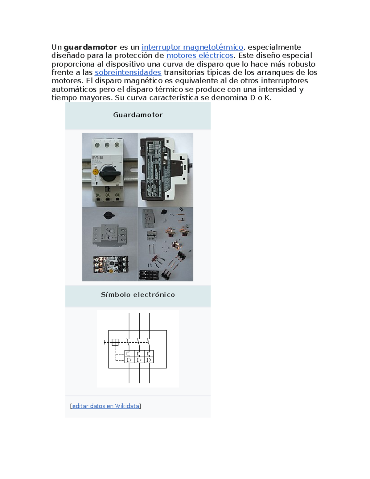 Guarda motor - La descripcion de la misma es muy corta por favor - Un ...