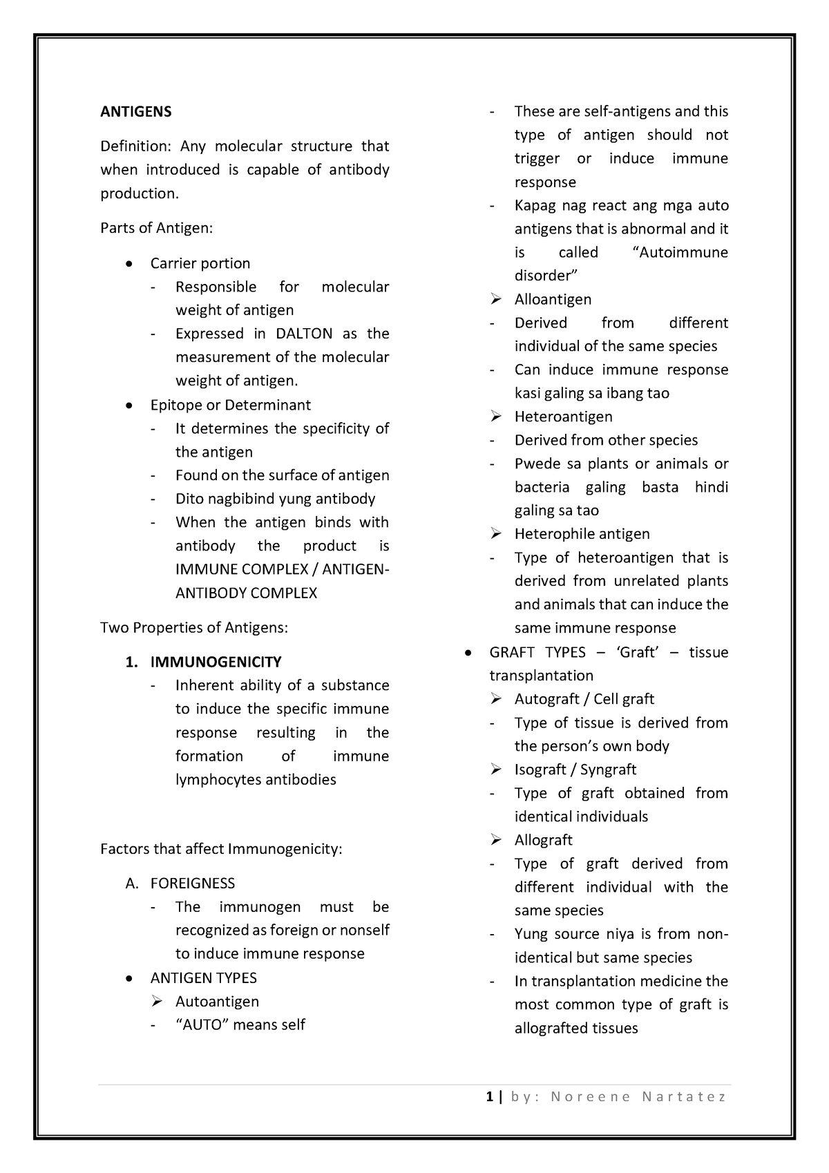 Antigens - ANTIGENS Definition: Any molecular structure that when ...