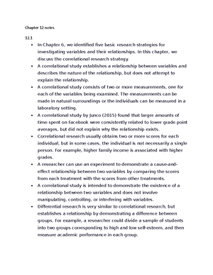 Chapter 10 Notes - Chapter 10 Notes 10. In Chapter 6, We Identified ...