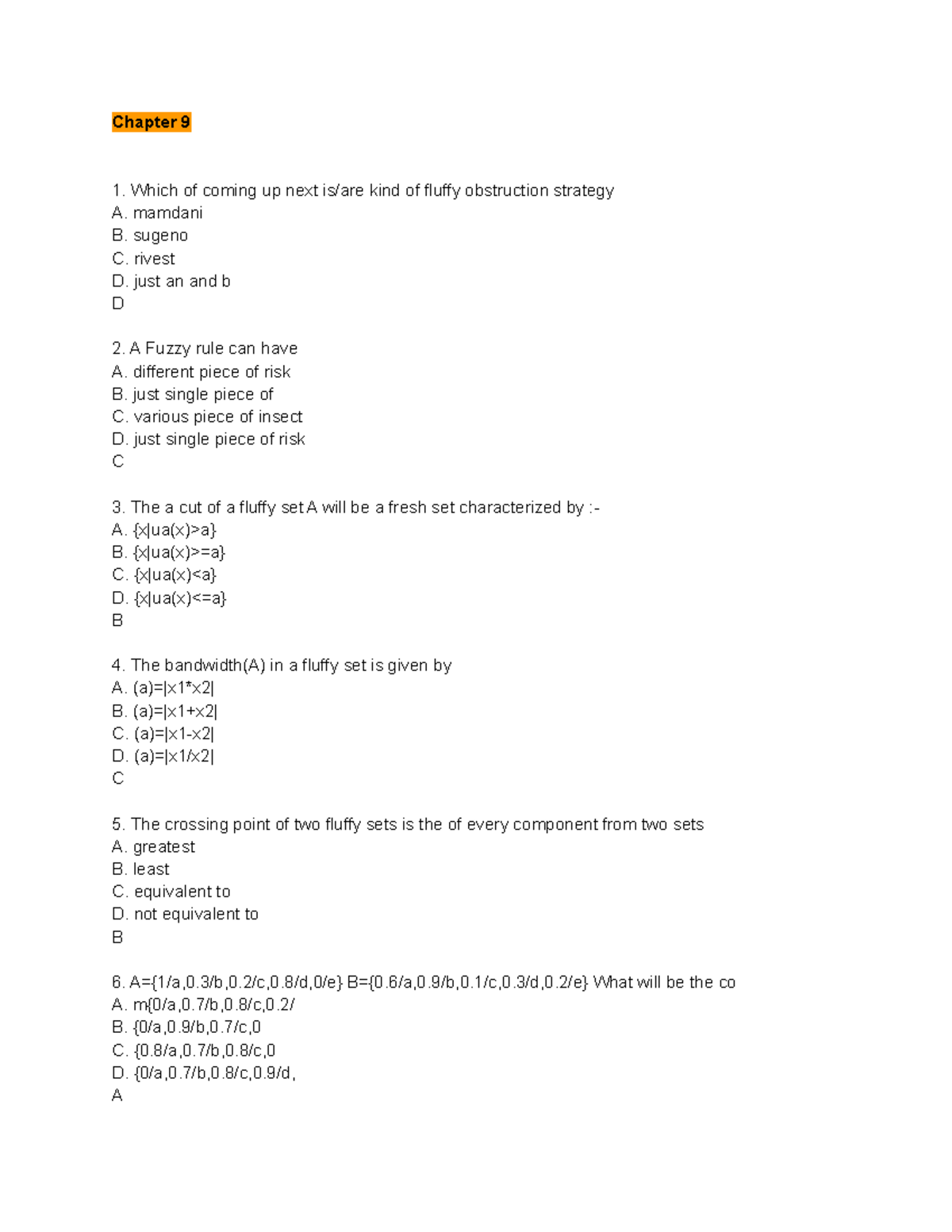 Chapter 9 - These are my quizzes for Computer Fundamentals and ...