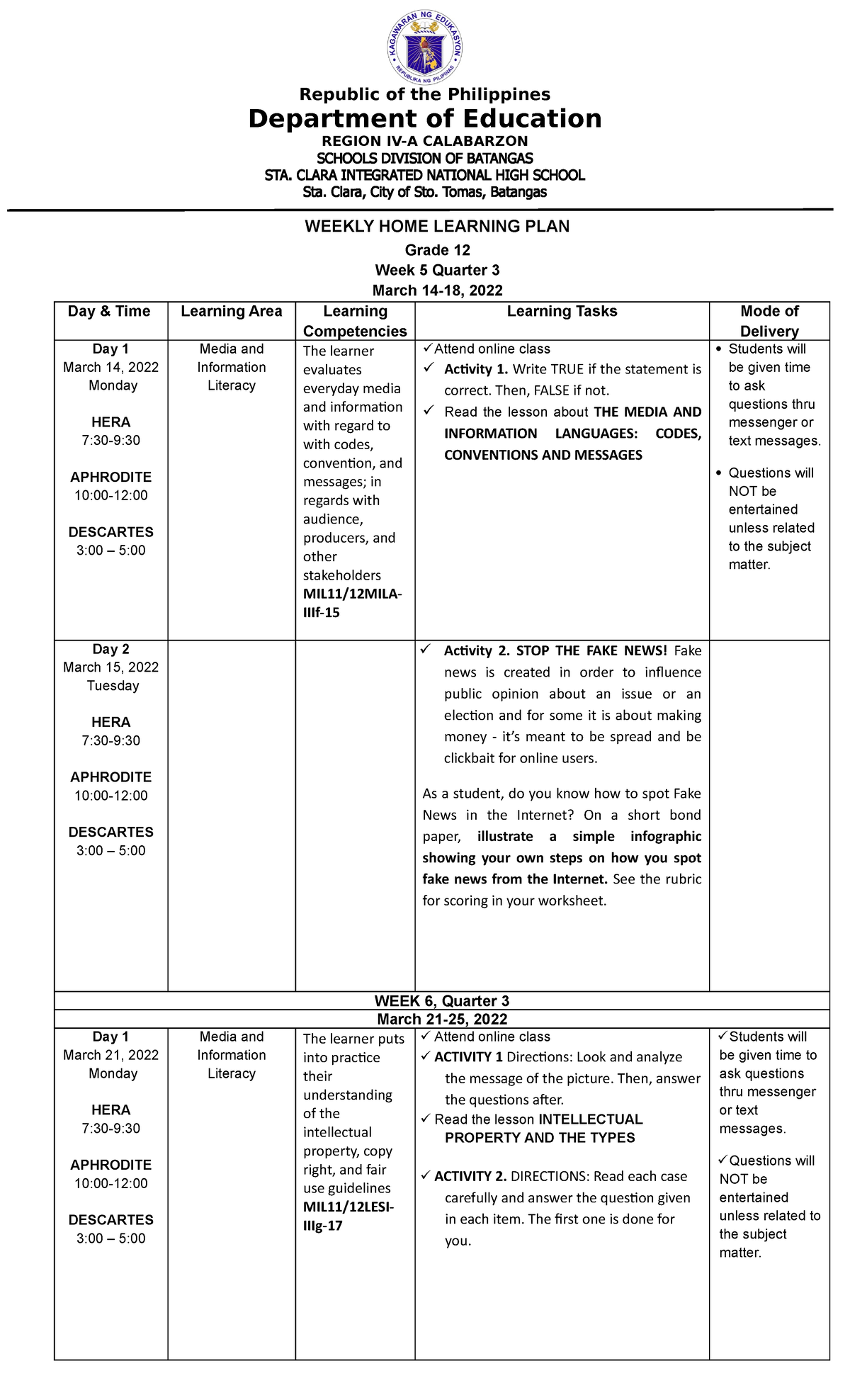 Mil.whlp.q3.week 5-6 - This Is All About Media And Information Literacy 