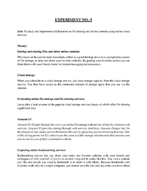 Business in Data Analytics - Experiment - 1 Aim: Introduction to ...