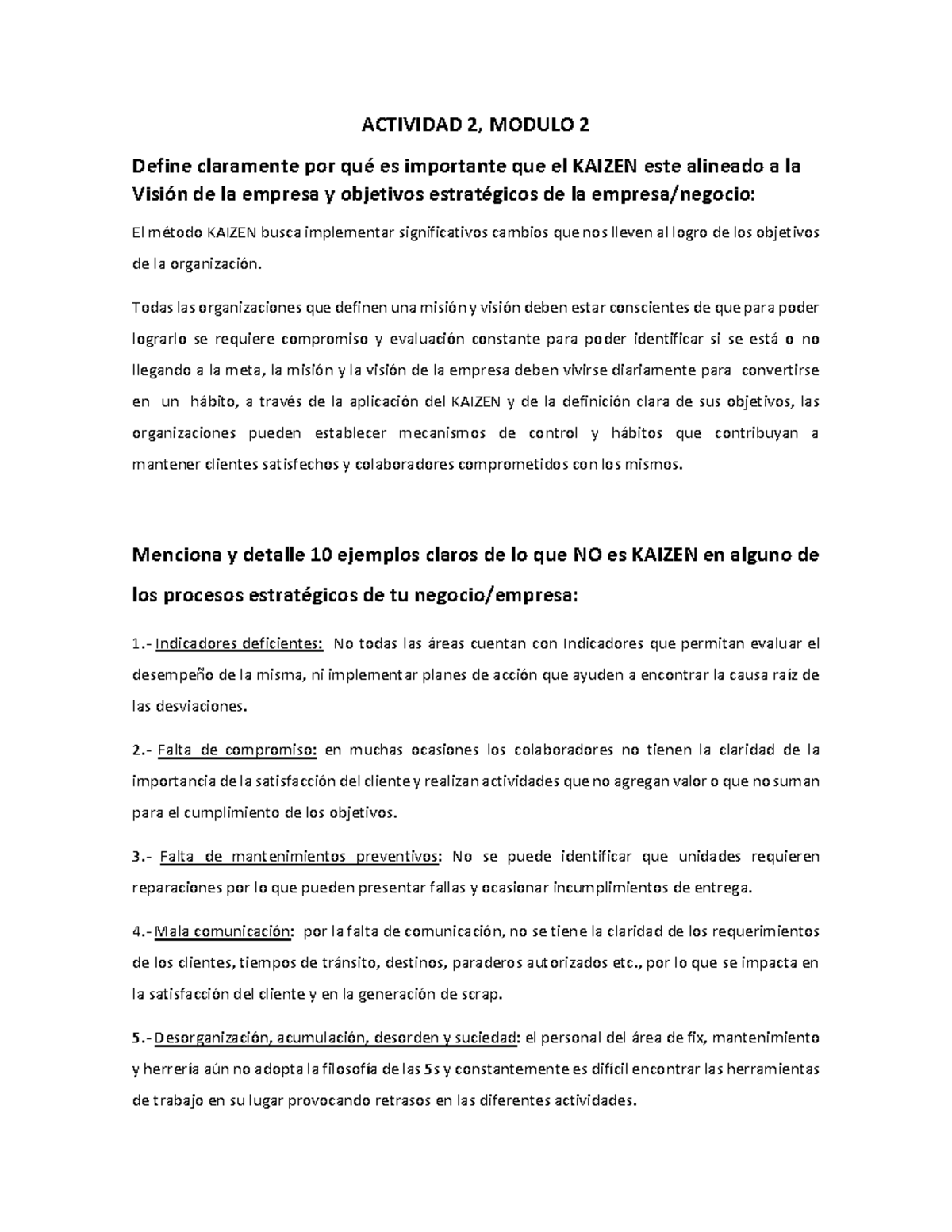 Actividad 2 Modulo 2 Scknspaxfjasóf Actividad 2 Modulo 2 Define