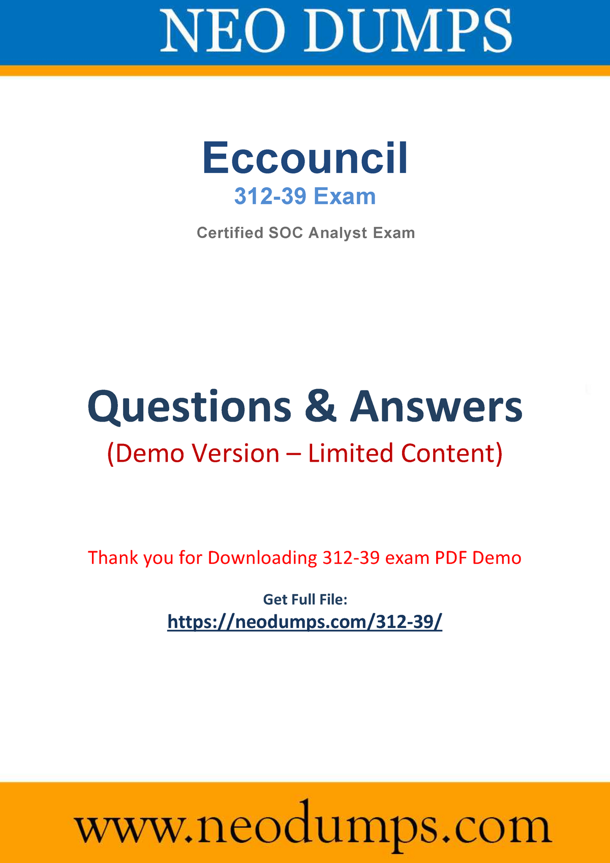 Latest Eccouncil 312-39 Practice Test Exam - Eccouncil 312 -39 Exam #######  Certified SOC Analyst - Sns-Brigh10