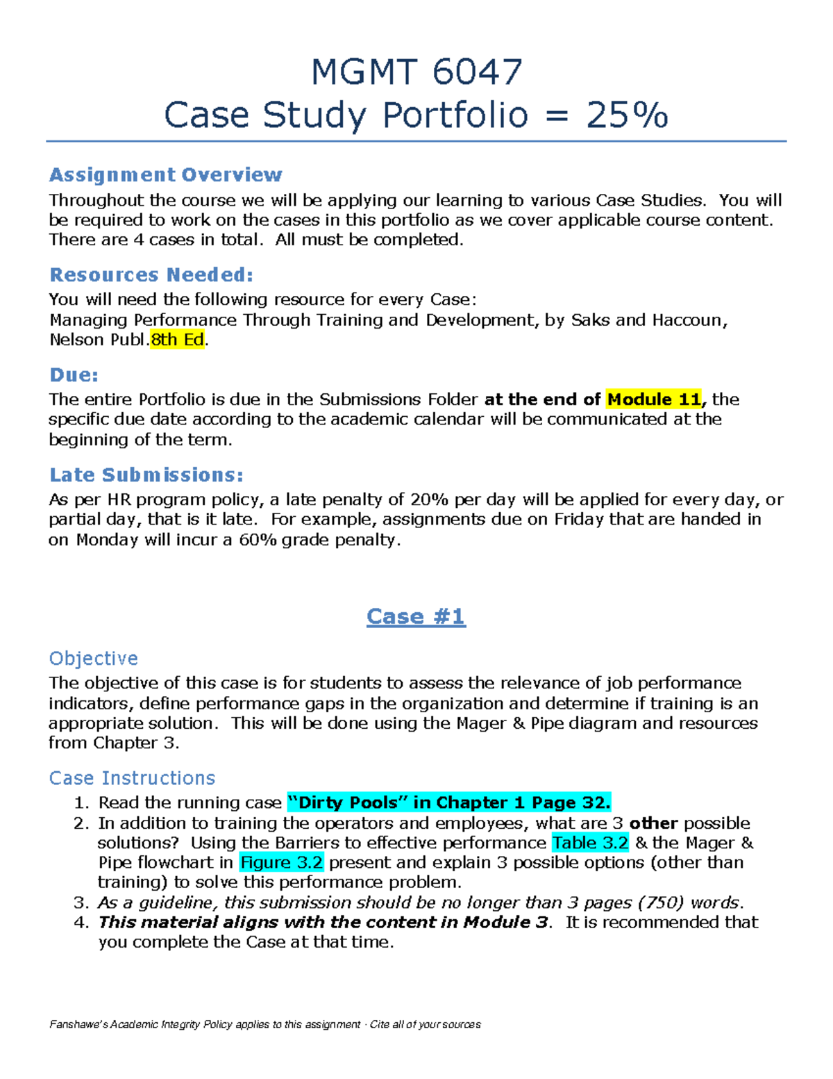 case study portfolio