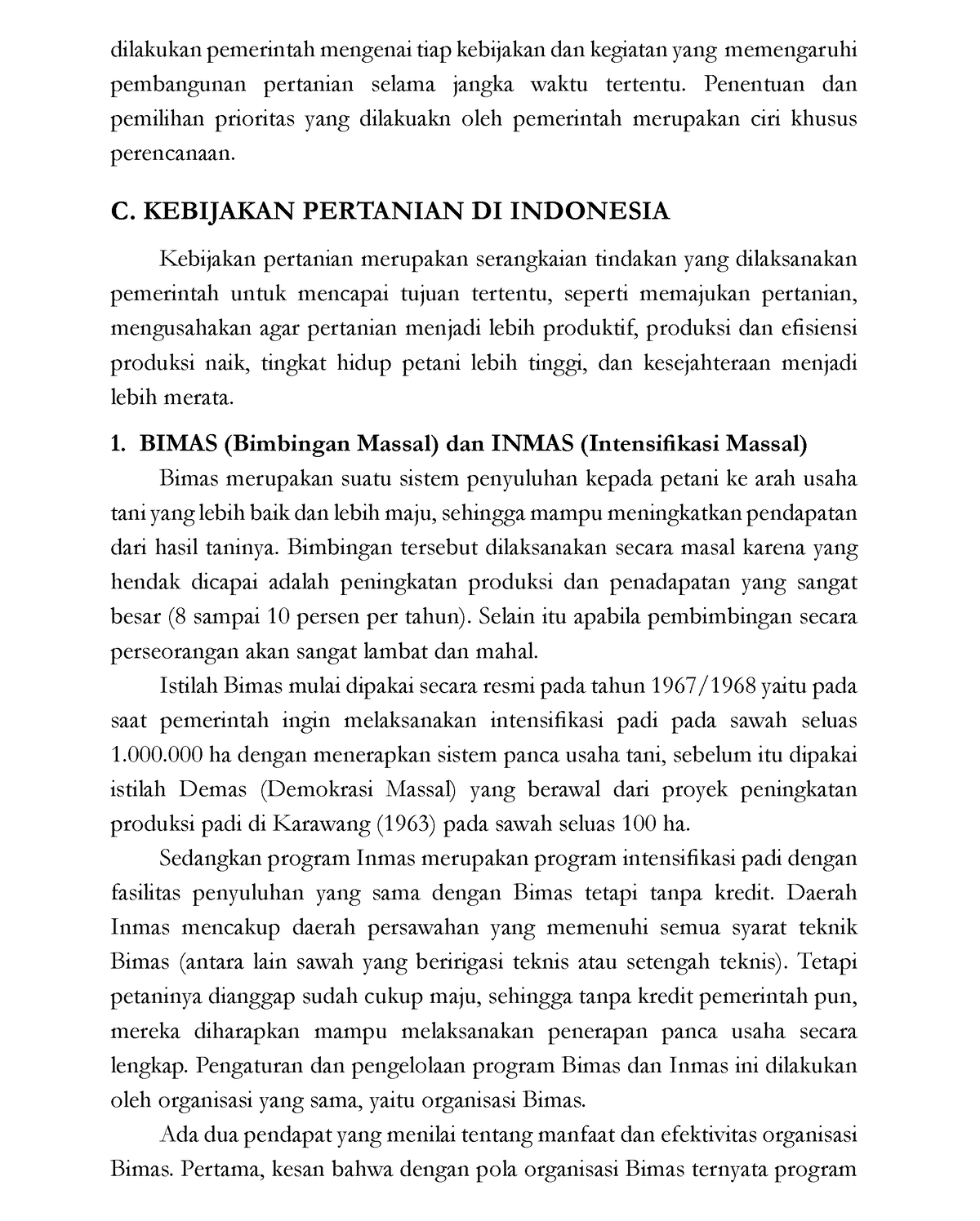 Ekonomi Pembangunan 46 - Dilakukan Pemerintah Mengenai Tiap Kebijakan ...