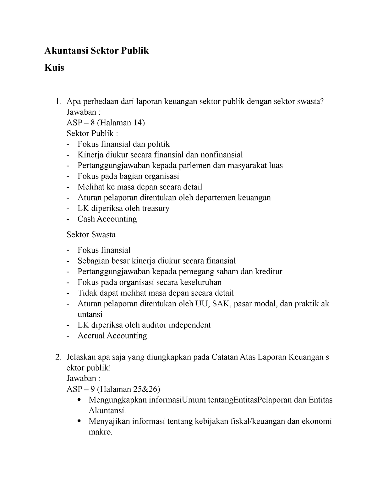 Kuis Akuntansi Sektor Publik - Akuntansi Sektor Publik Kuis Apa ...