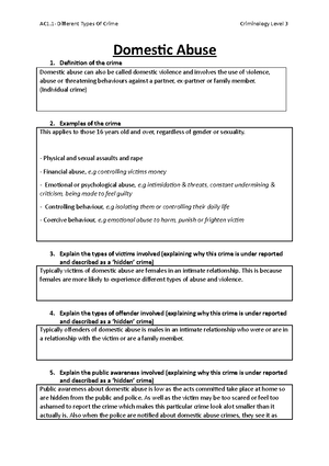 Criminology media report - Media representations of crime and explain ...