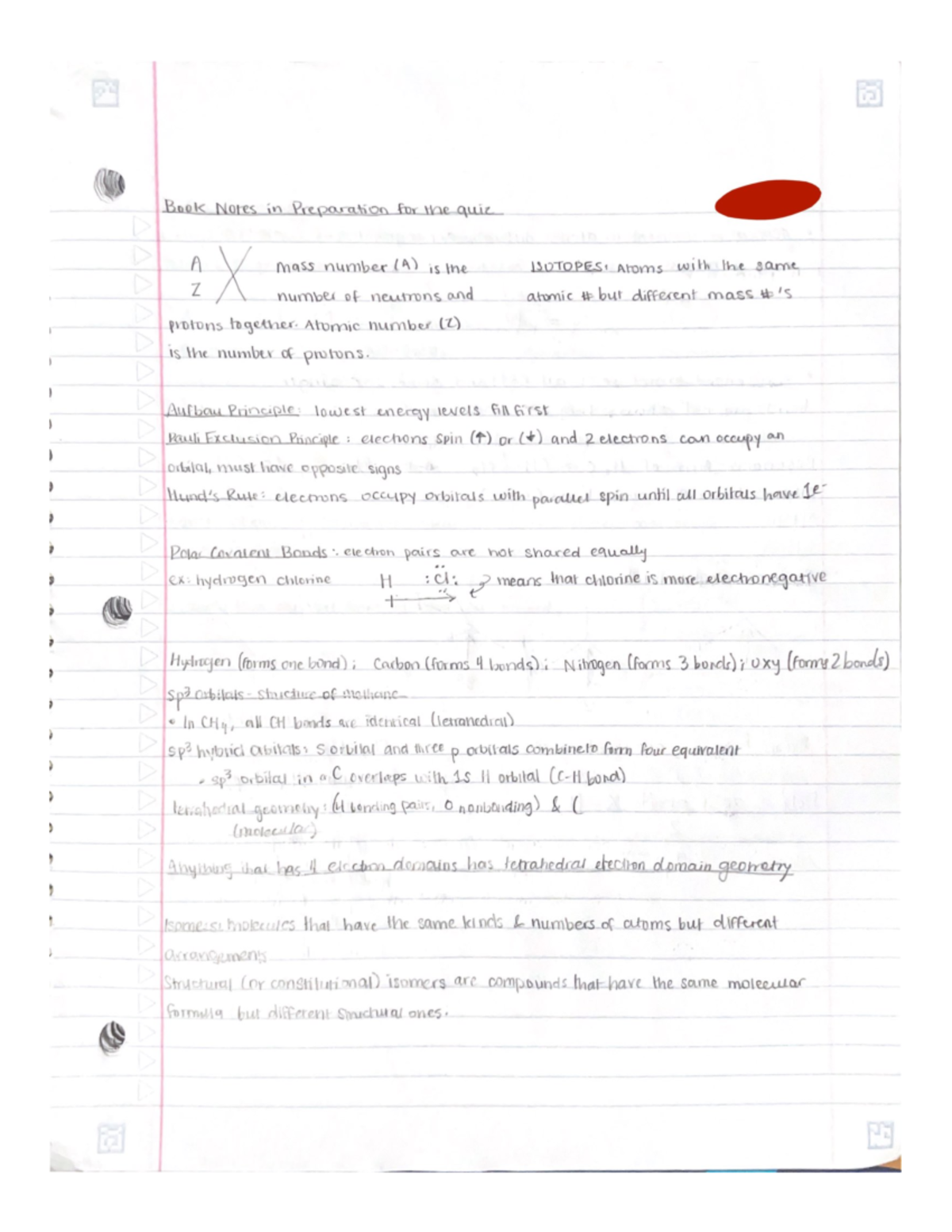 Ochem Book Notes In Prep For The Quiz - CH 6513 - Studocu