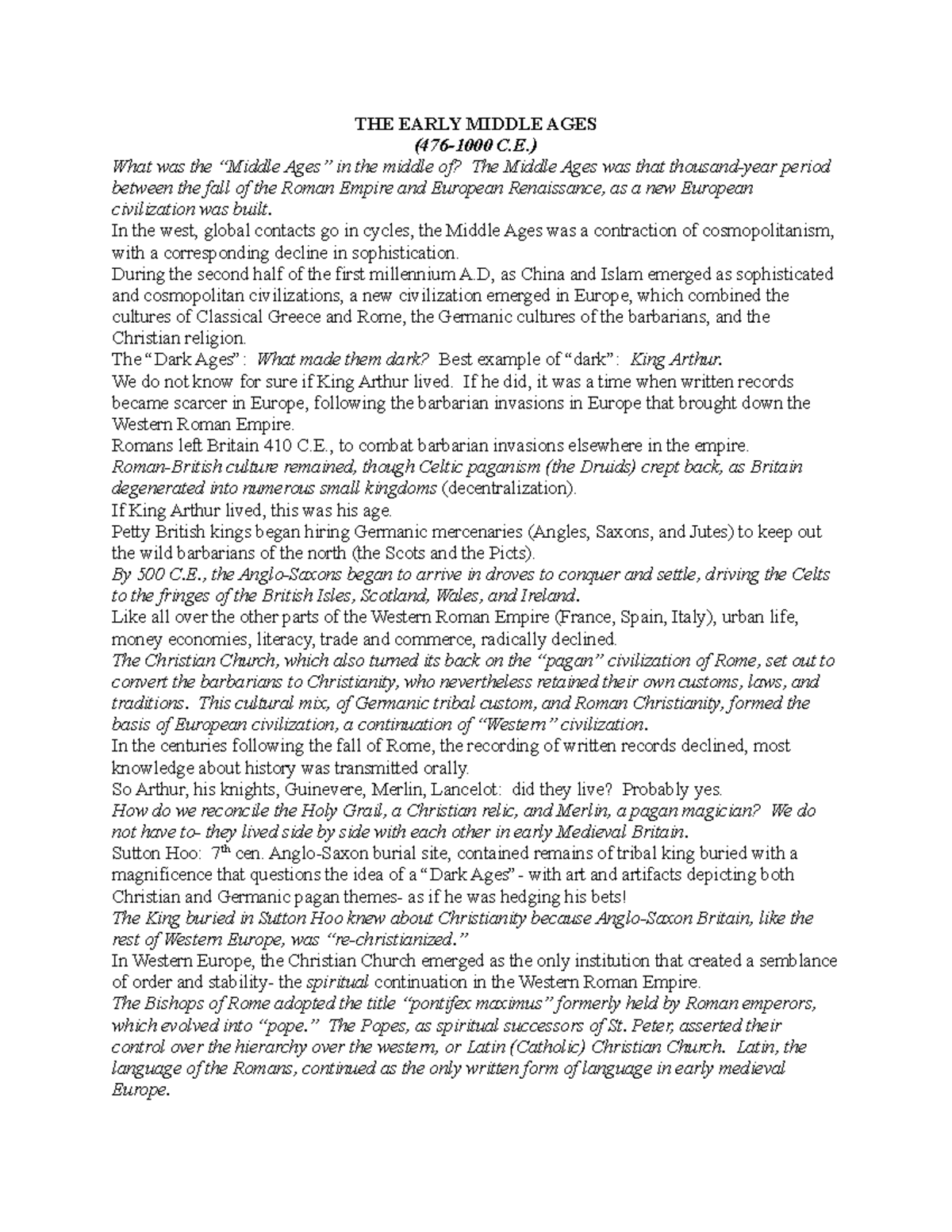 the-early-middle-ages-chapter-outline-the-early-middle-ages-476