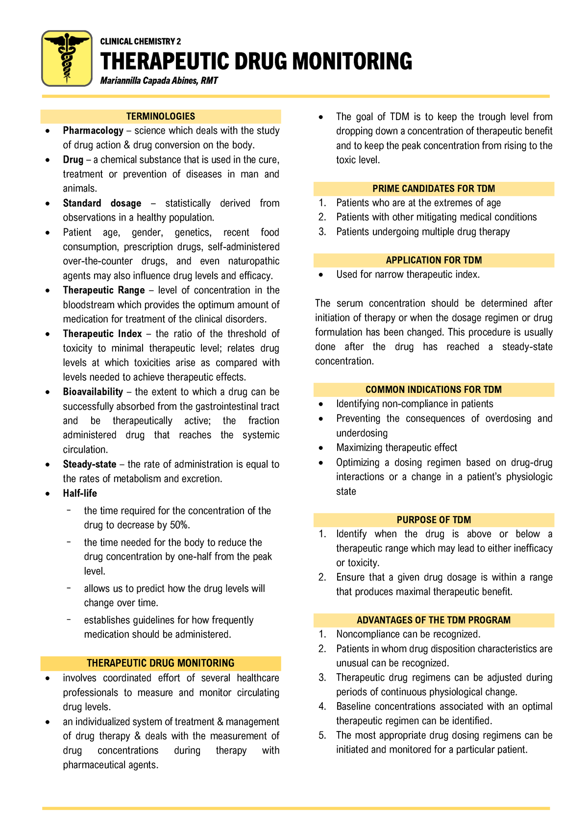 [CC2] Therapeutic Drug Monitoring Trans - Medical Technolofy ...