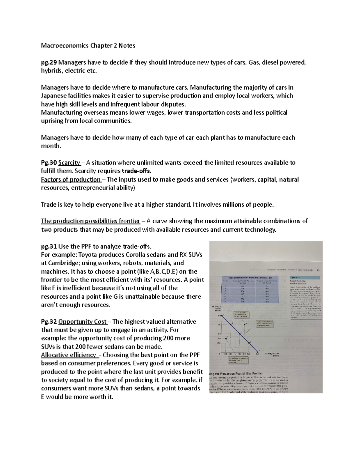 Macroeconomics Chapter 2 Notes - Macroeconomics Chapter 2 Notes pg ...