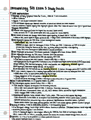 Exam 1 Study Guide - Immunology 528 Exam 1 StudyGuide m im ...