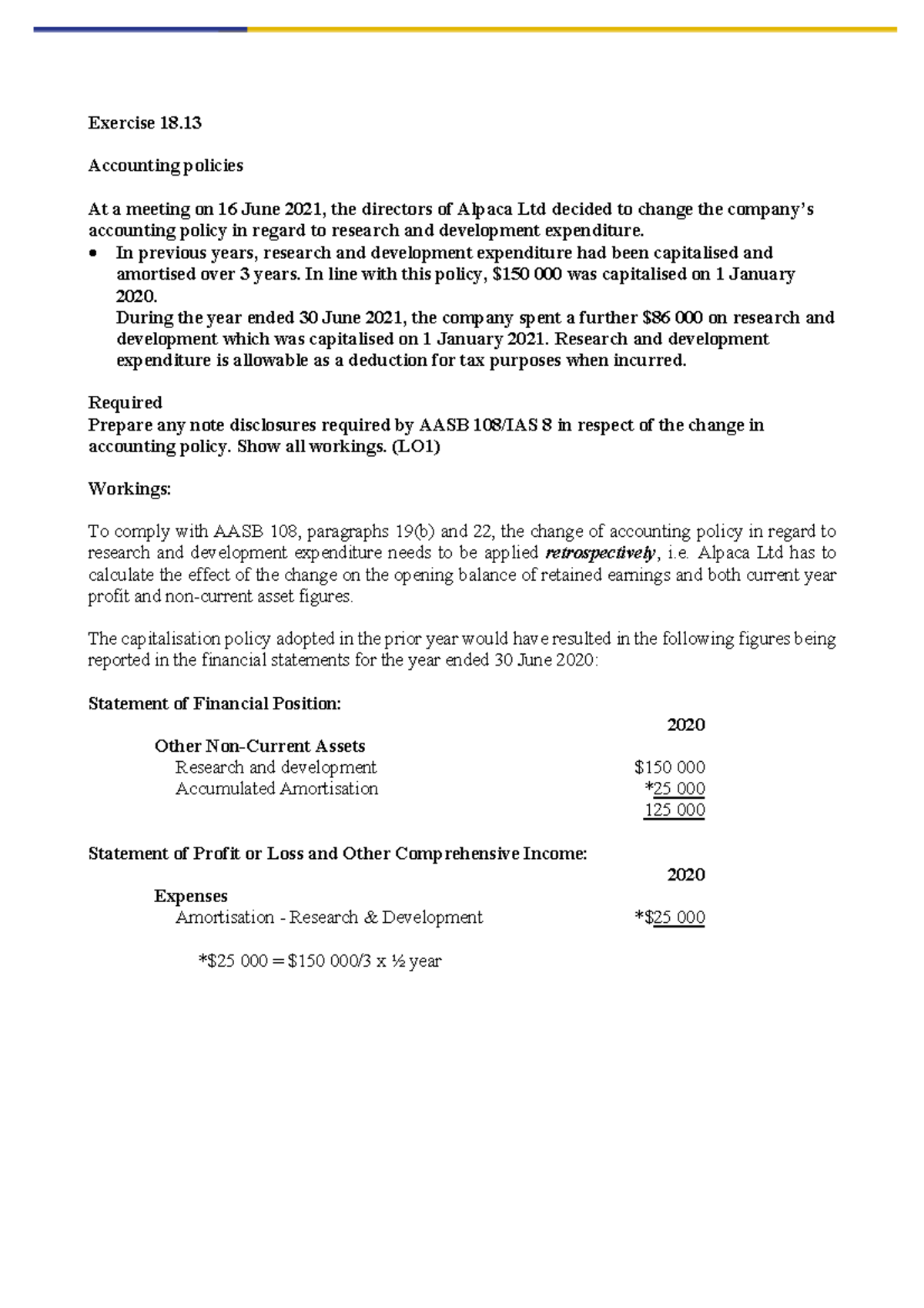 Accounting policies solutions tutorial - ACCT5930 - UNSW Sydney - Studocu