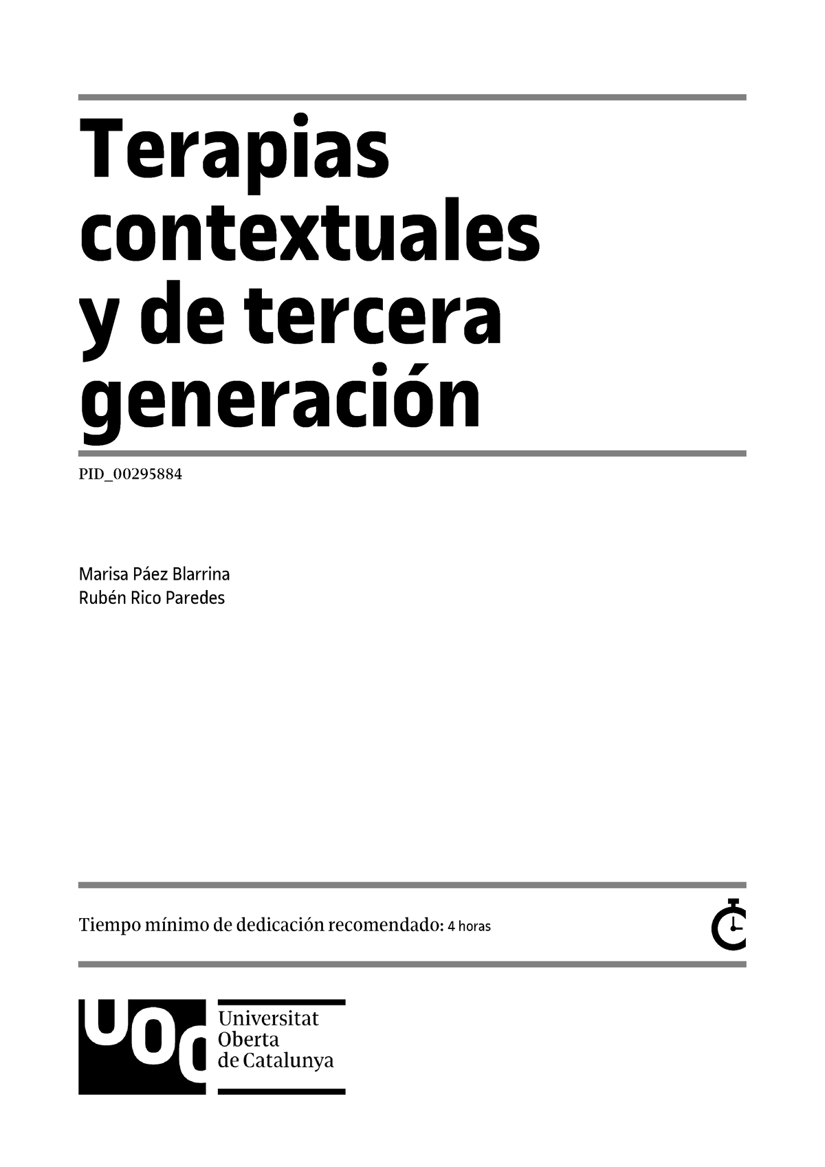 Terapias Contextuales Y De Tercera Generacion - Terapias Contextuales Y ...