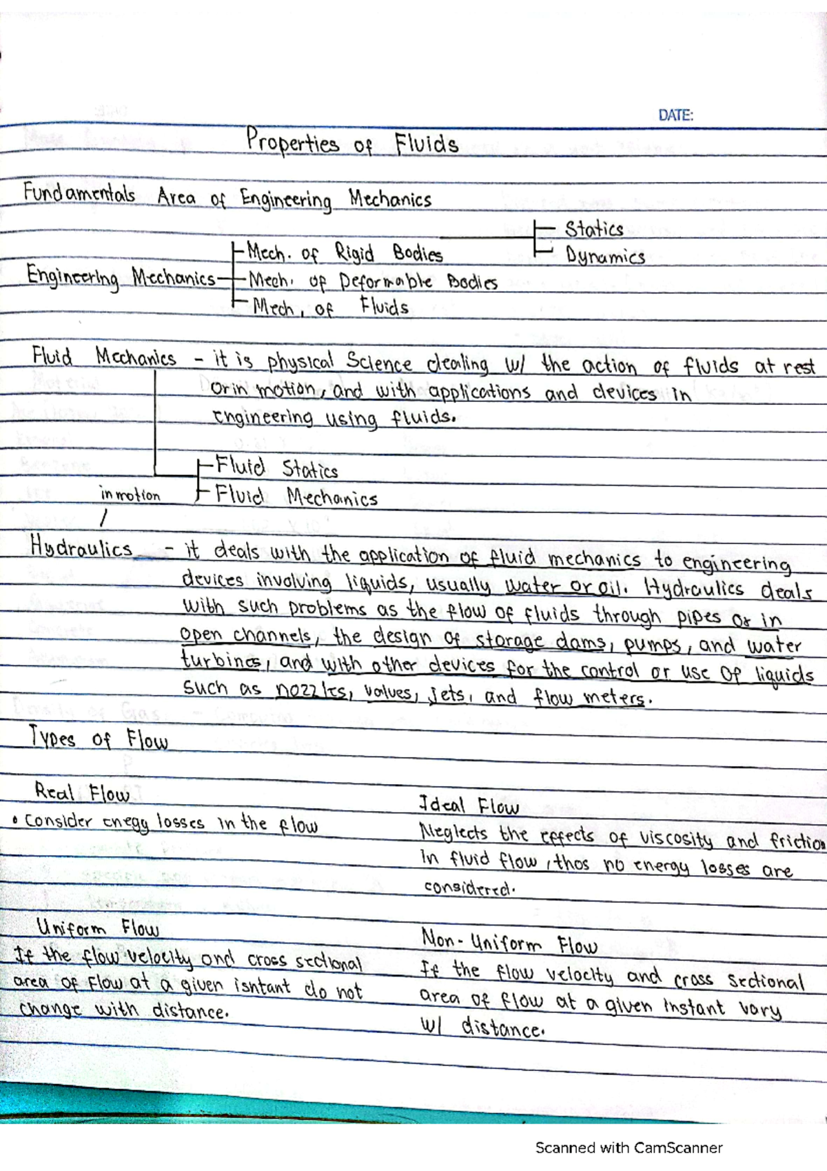Properties of Fluid Part 1 - Bachelor of Science in Civil Engineering ...