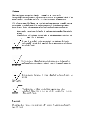 Tolerancias Geometricas - Símbolos. Las características de rectitud de ...