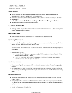 Geoscience Lecture 10 Notes Part 1 - Rivers Hydrologic (Water) Cycle ...
