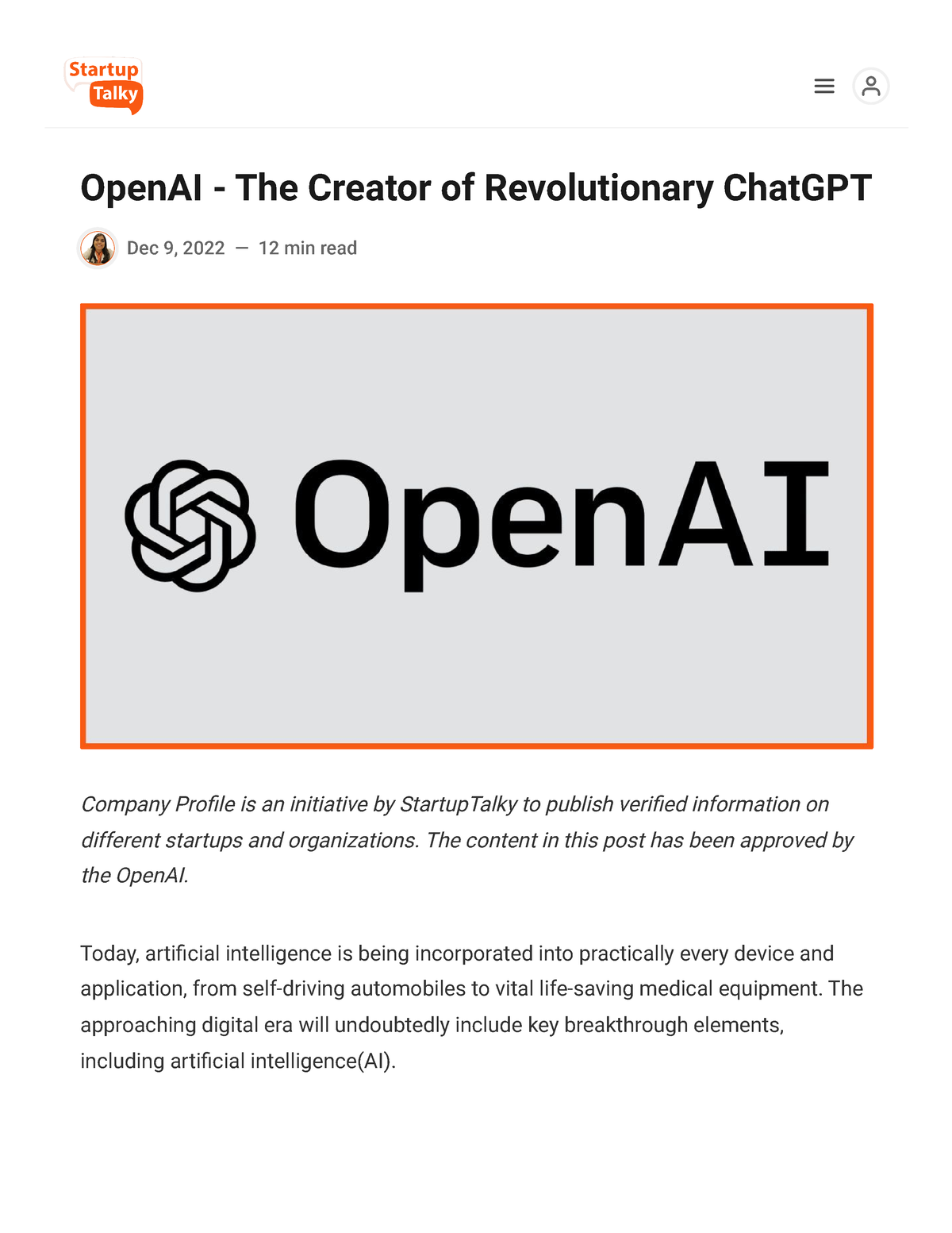 Success Story Of Open Ai The Makers Of The Chat Gpt Openai The