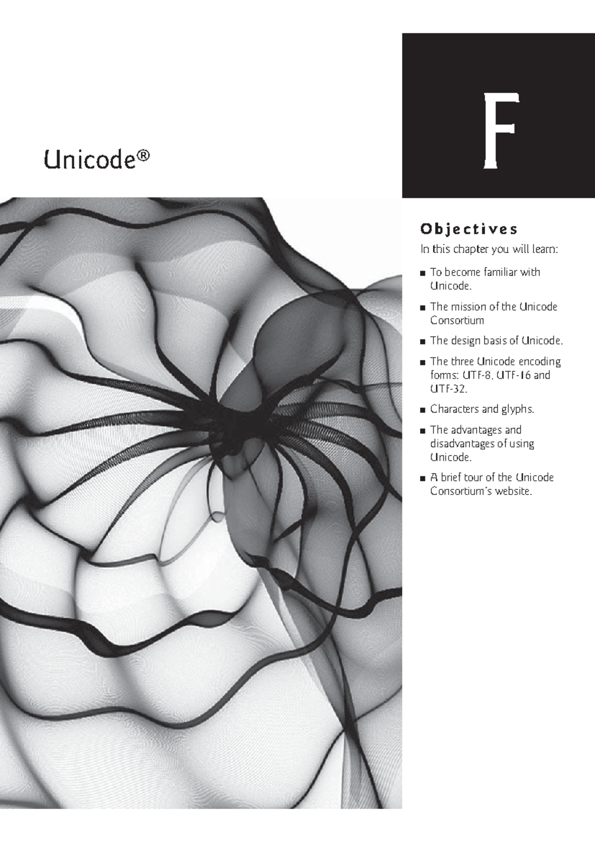 Appendix F - Unicode - F Unicode® Objectives In this chapter you will ...
