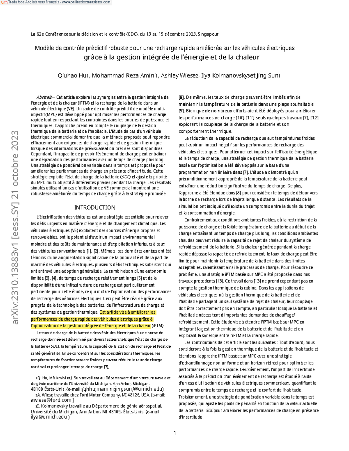 Robust Model Predictive Control for Enhanced Fast Charging on Electric ...