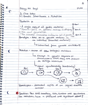 Biology 160: FULL/FINAL EXAM Summary And Practice Problems - Biology II ...